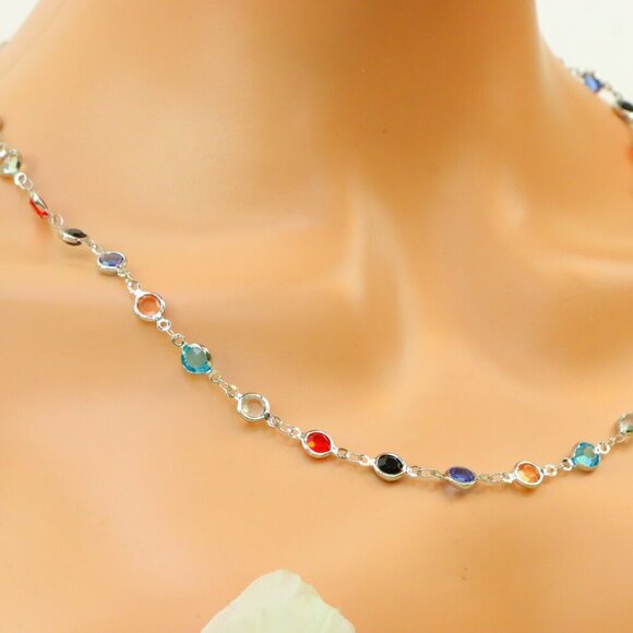 Minimalist Necklace, Sleek & Modern Design, Women’s Fashion, YC110440-N - Picture 9 of 10